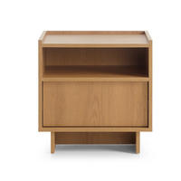 NACHTKOMMODE SUNA 50 cm (Karamell Eiche, Push to Open) - Eichefarben, Holz/Holzwerkstoff (50/51/39cm) - Ravio