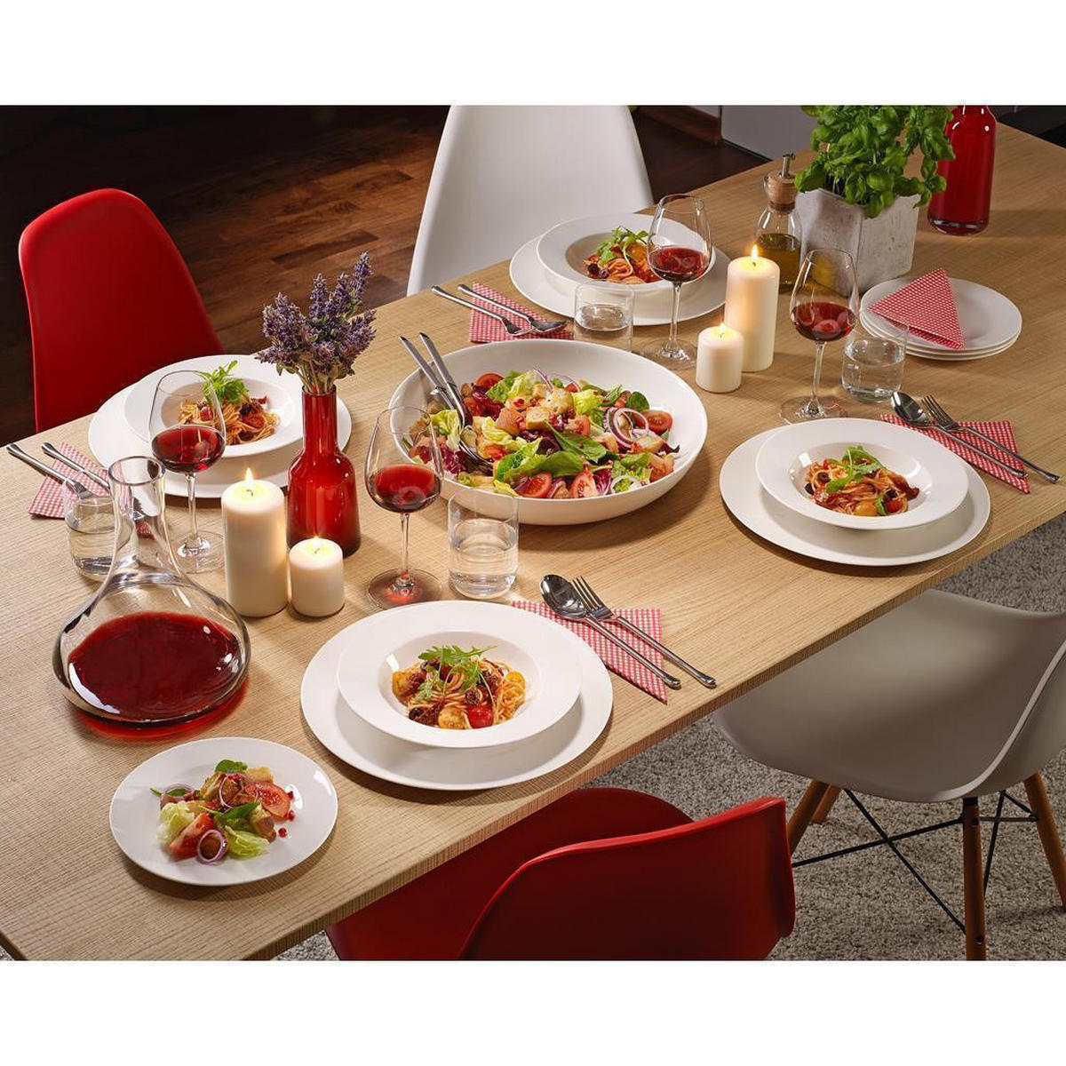 SCHALEN For Me weiß ø 24 cm 6er Set - Weiß, Keramik (24cm) - Villeroy & Boch