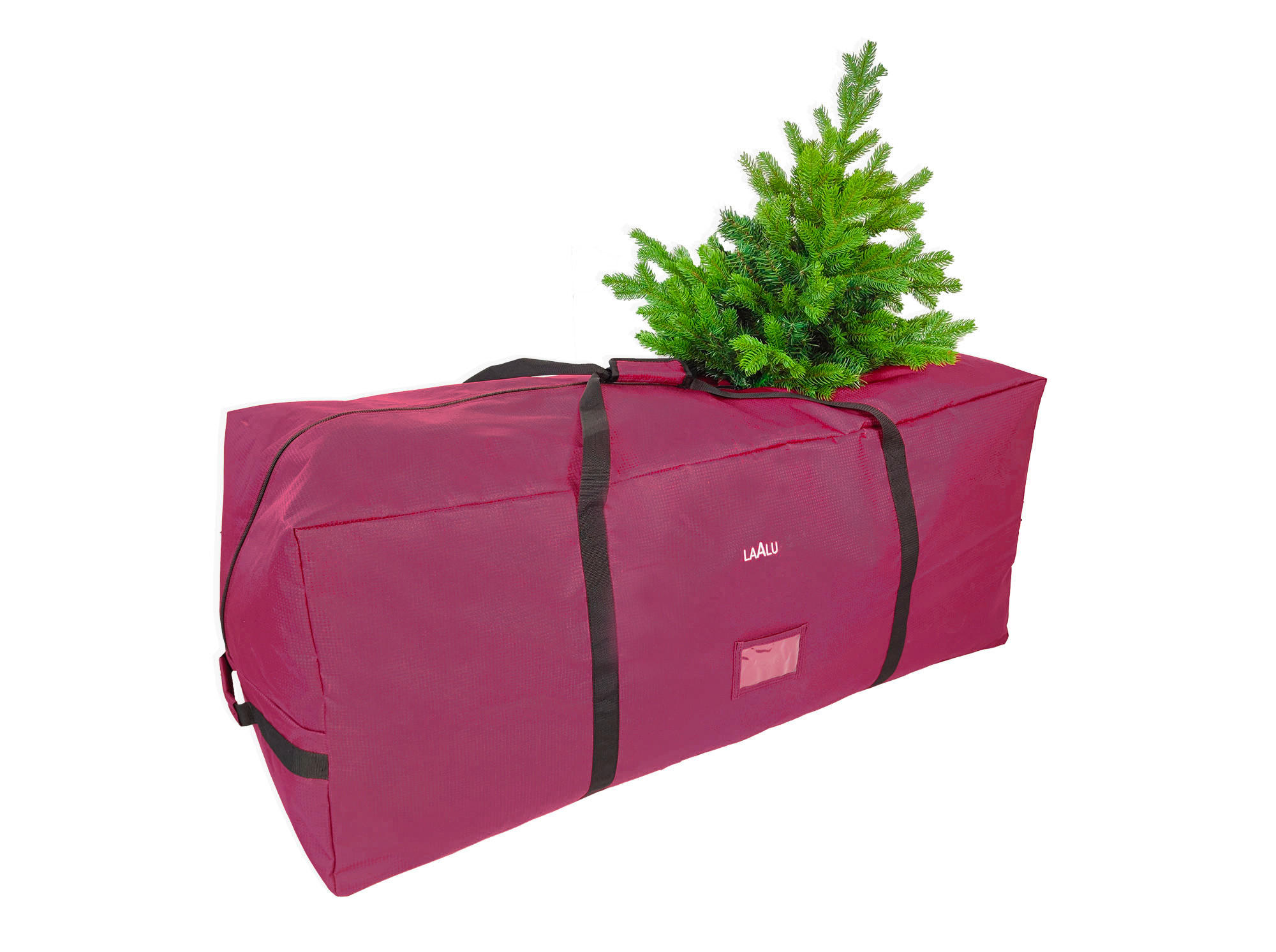 LAALU WEIHNACHTSBAUMTASCHE 120 x 50 x 50 cm - Rot, Textil (10cm) - LAALU
