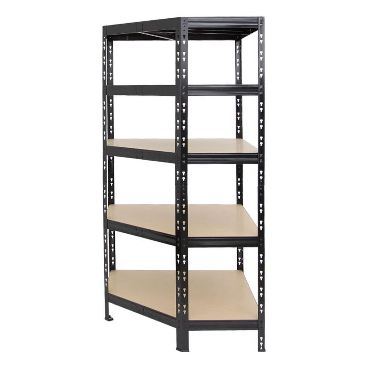 ECKREGAL Tiger 180x90x45 cm Fachlast 175 kg Schwarz - Schwarz, Metall (90/180/45cm) - PROREGAL