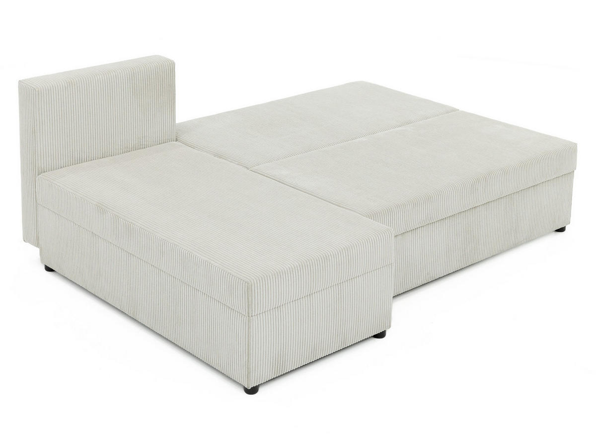 ECKSOFA Maxi - Schwarz/Grau, Holz/Kunststoff (197/145cm) - MIRJAN24