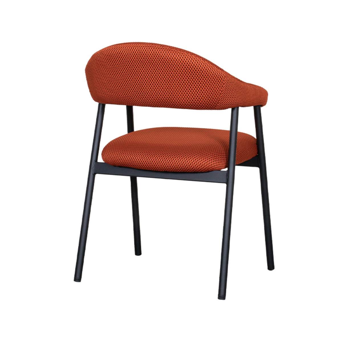 ESSZIMMERSTUHL Amaze Orange 54/54/80 cm 2er-Set - Orange, Textil (54/80/54cm) - LABEL51