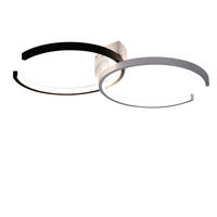 LED-DECKENLEUCHTE Dagmar 54/32/8.5 cm - Schwarz/Weiß, Metall (54/32/8.5cm) - Nettlife