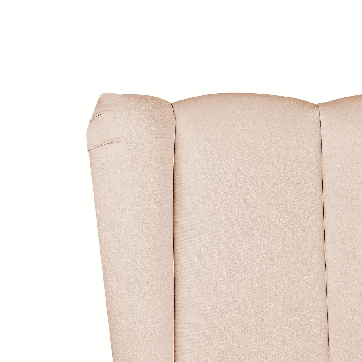 POLSTERBETT 140/200cm Beige Miribel - Beige, Textil (140/200cm) - Beliani