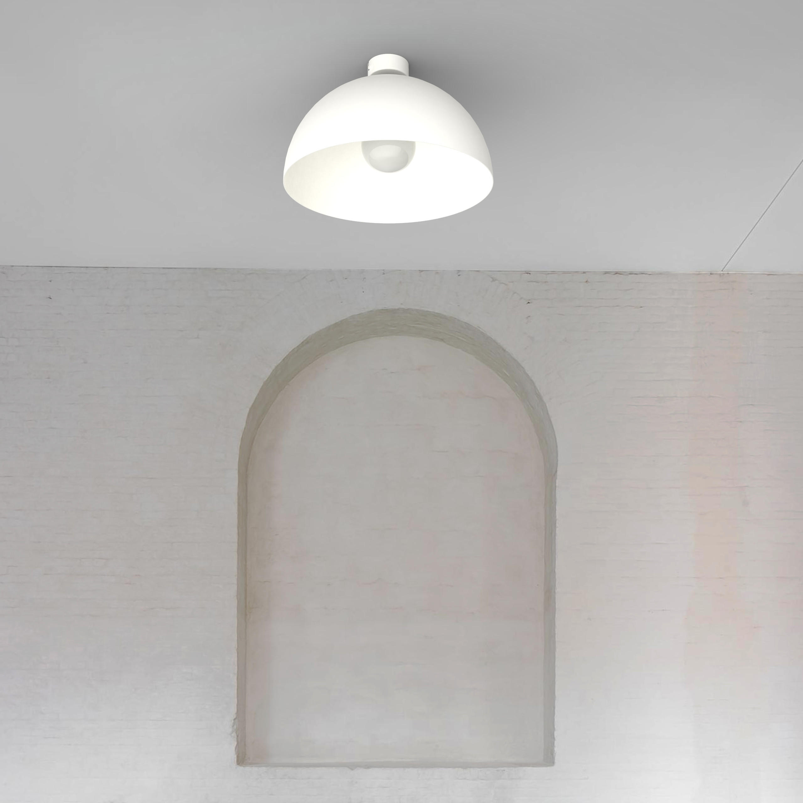 DECKENLEUCHTE - Weiß, Metall (40/40/20cm) - Lumicom