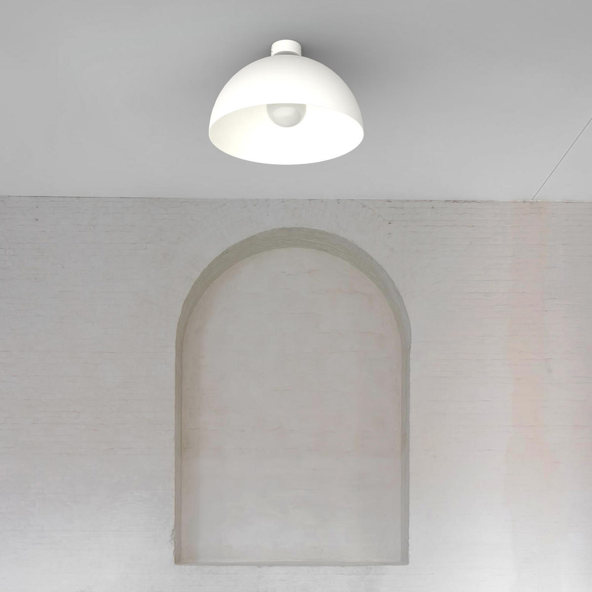 DECKENLEUCHTE - Weiß, Metall (40/40/20cm) - Lumicom