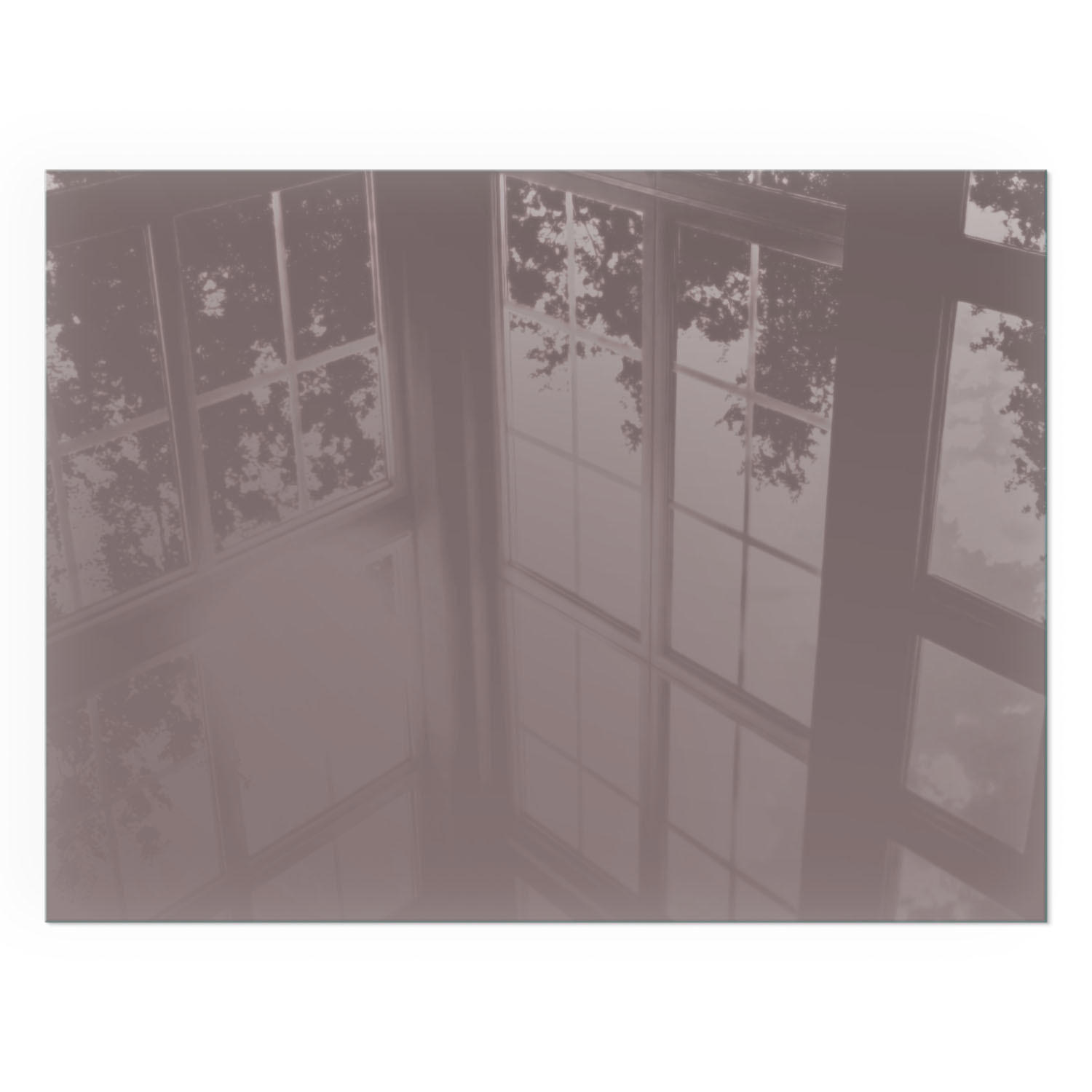 GLASPLATTE für Kamin 80x60 cm - Pink, Glas (80/60/0.4cm) - TULUP