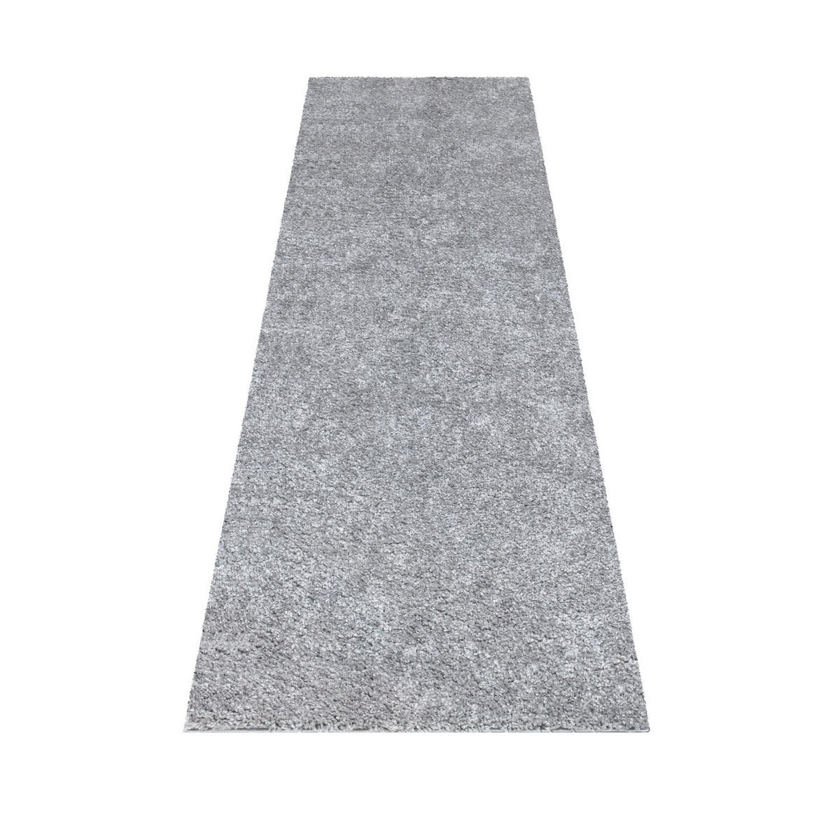 HOCHFLOR-TEPPICH City Shaggy 500 Grau 80x300 cm - Grau, Textil (80/300cm) - carpet city