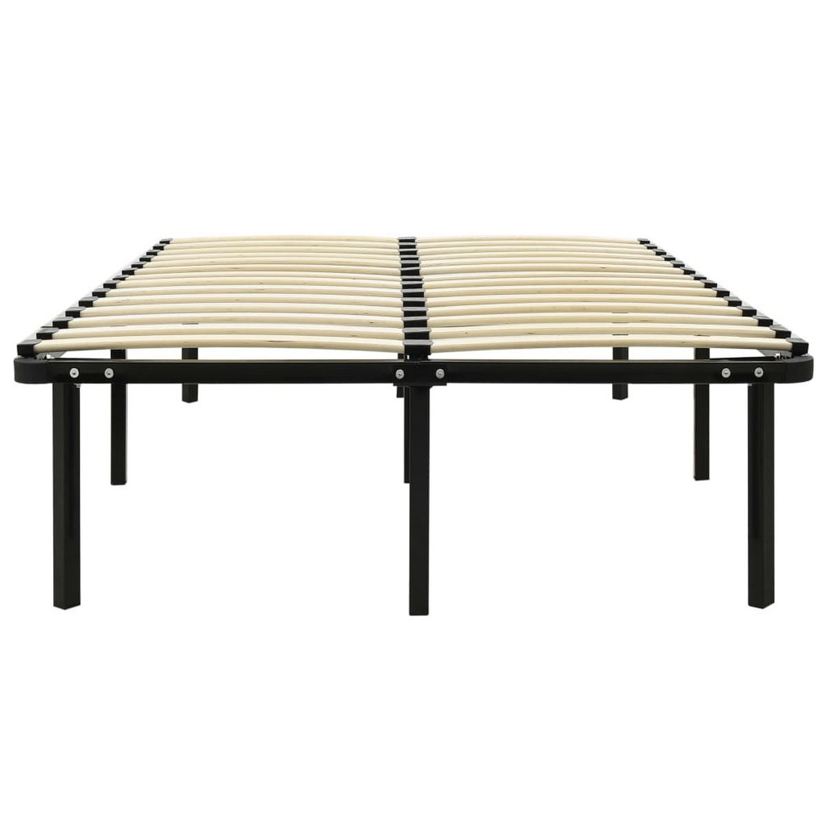 METALLBETT Hernández 120/200 cm - Schwarz, Metall (120/200cm) - Nettlife