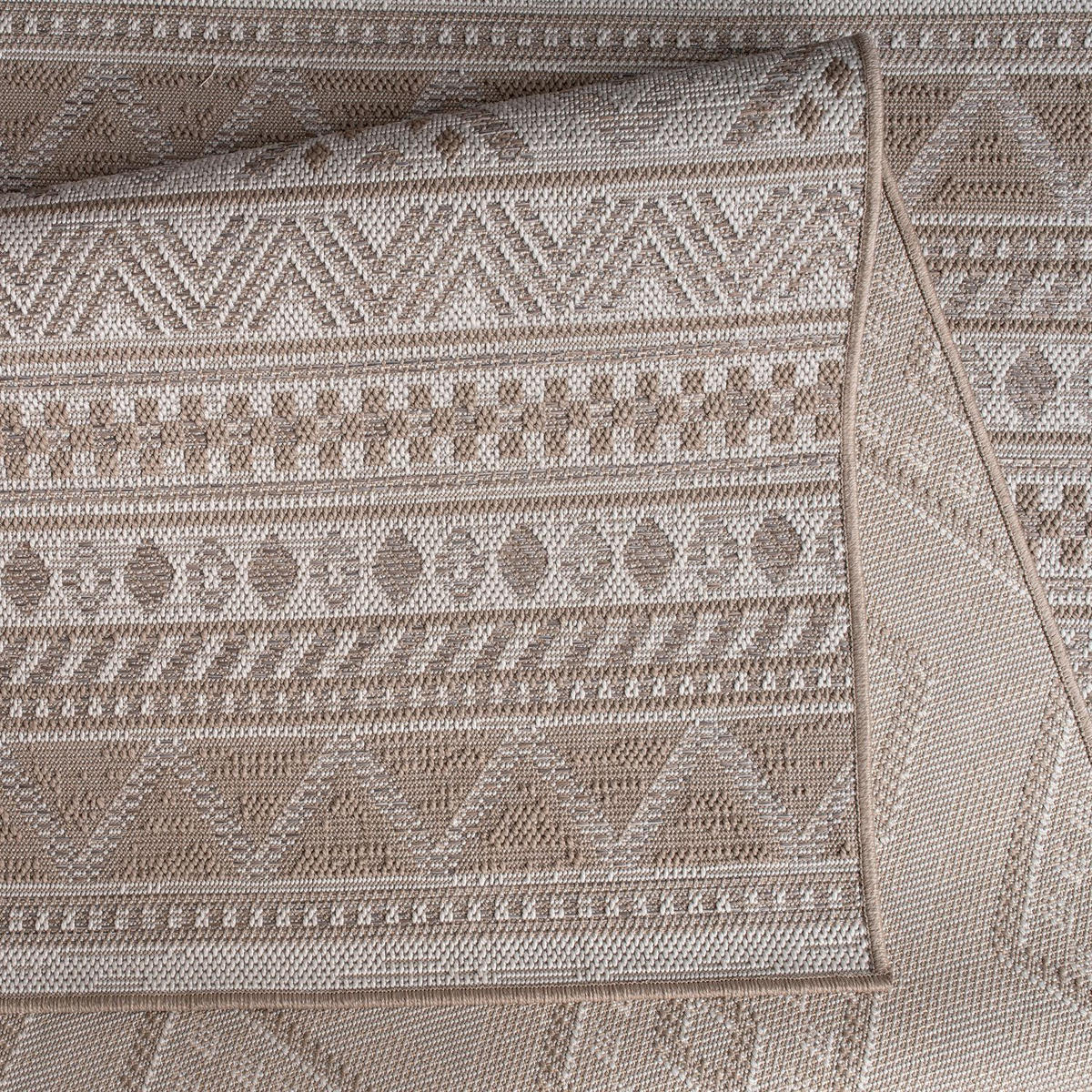OUTDOORTEPPICH Beige-Braun 80 x 250 cm - Beige, Kunststoff (80/250cm) - TT Home