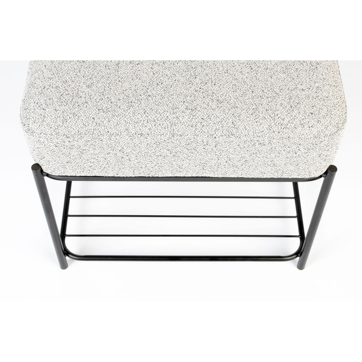 SITZHOCKER Milou Rechteckig Grau - Grau, Textil (35/45/50cm) - Housecraft Living