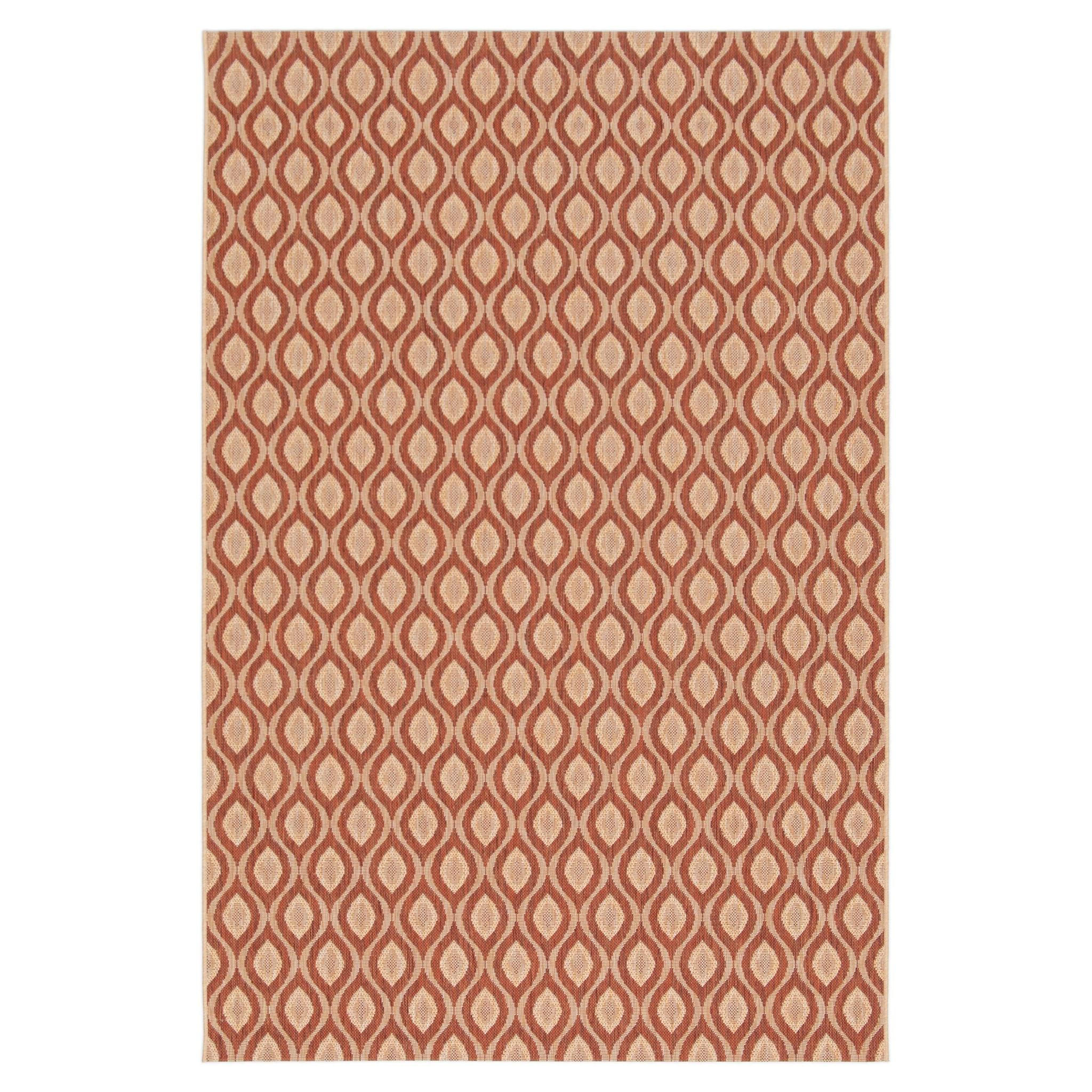 TEPPICH Indoor Outdoor elegant terracotta - Terracotta, Textil (160/230cm) - AFK Living