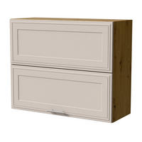 KLAPPHÄNGESCHRANK Salo W8B/90-AV Eiche Artisan / Kaschmir Matt 90 / 32,5 / 72cm - Kaschmir/Eiche Artisan, Holz/Holzwerkstoff (90/72/32.5cm) - Feldmann-Wohnen