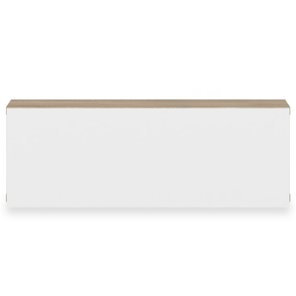HÄNGENDER NACHTTISCH NANI Sonoma Eiche/weiß - Weiß/Sonoma Eiche, Holzwerkstoff (60/21/27cm) - IDIMEX