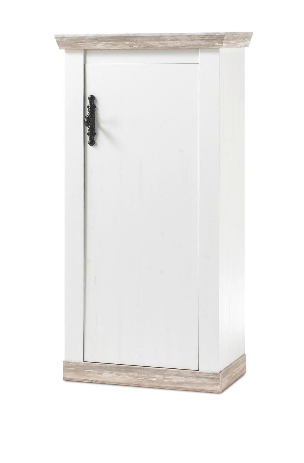 Furn.Design Kommode Weiß, Pinien 71x146x37 cm