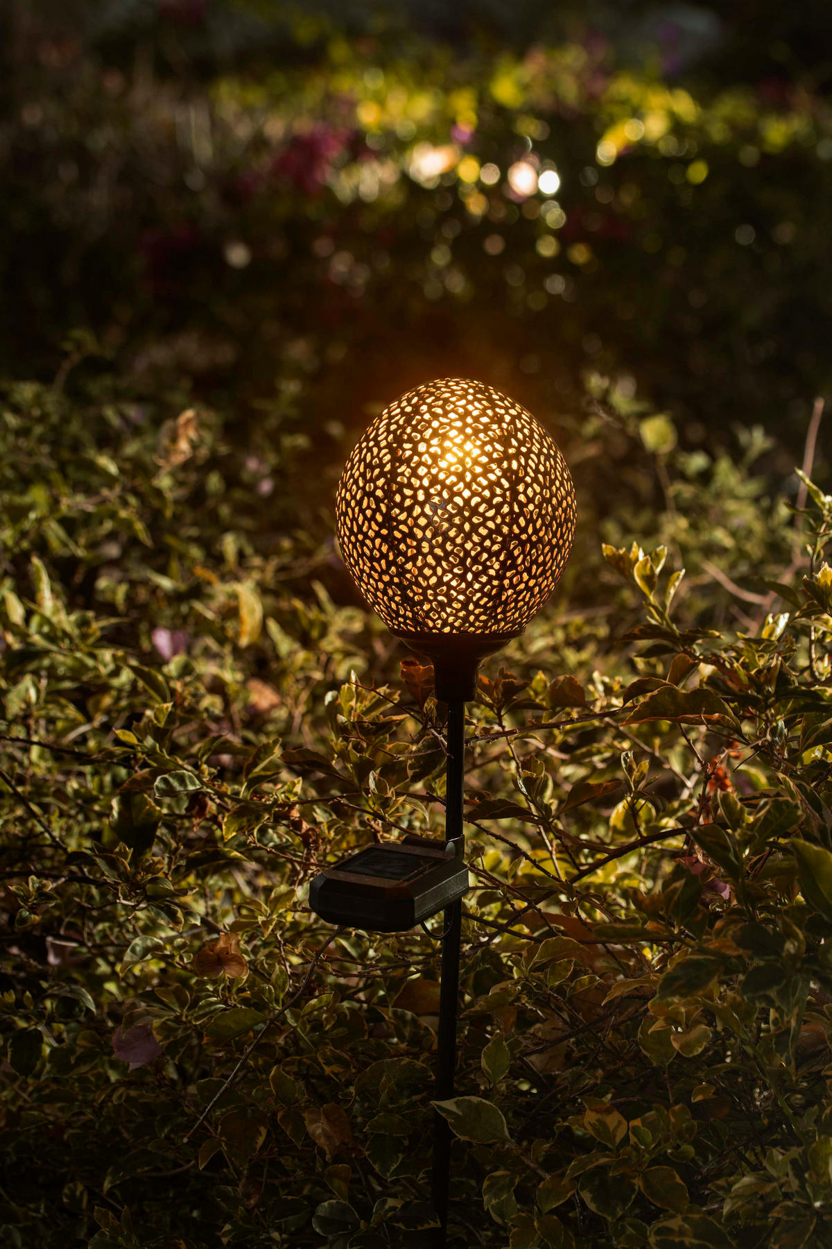 SOLARLAMPEN Orientalisch - stilvolles Set mit hängenden und steckbaren Varianten für stimmungsvolle Abende im Garten - Weiß, Kunststoff (10.5/10.5/75cm) - Northpoint