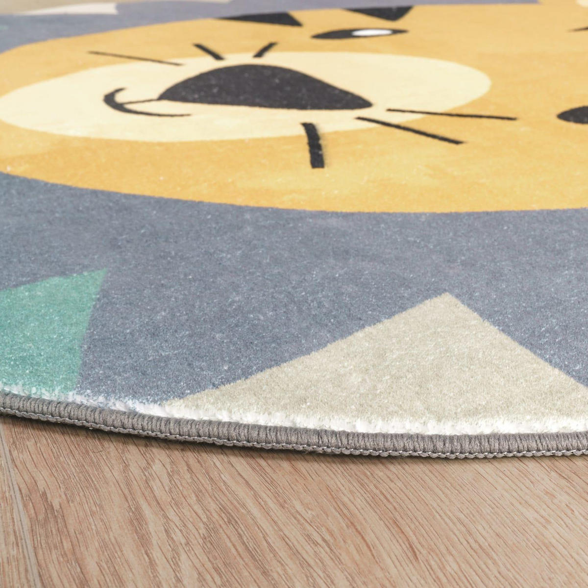 KINDERTEPPICH 160/160 TOSBIK 482 - Multicolor, Kunststoff (160/160cm) - Paco Home