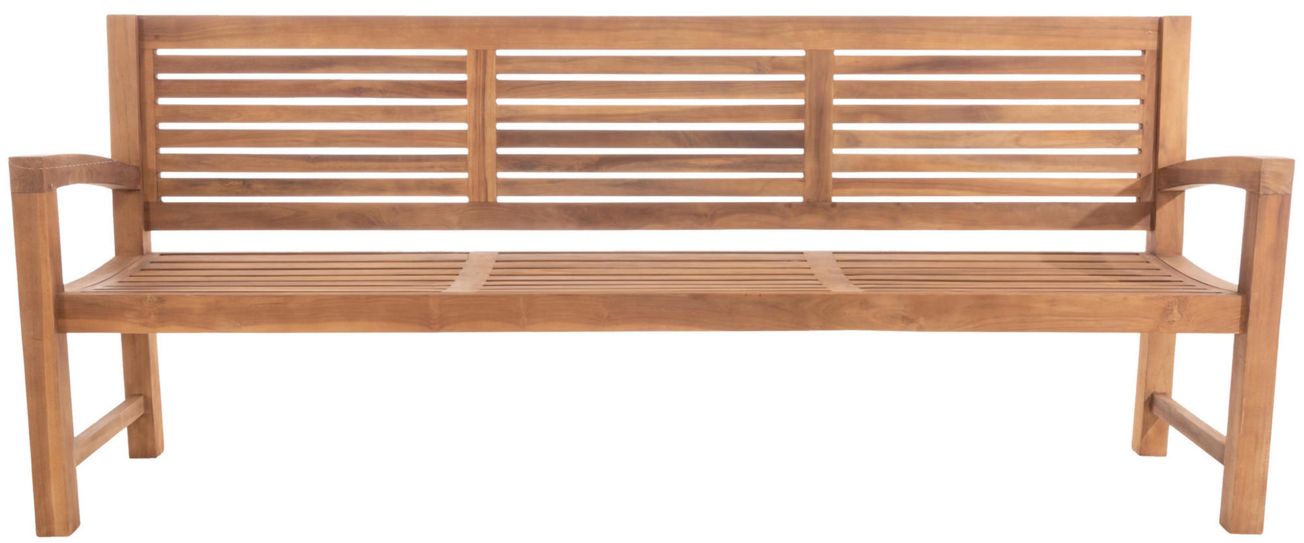 TEAKBANK Halmur 220 cmTeak - Braun, Holz (220/92/59cm) - TPFGarden