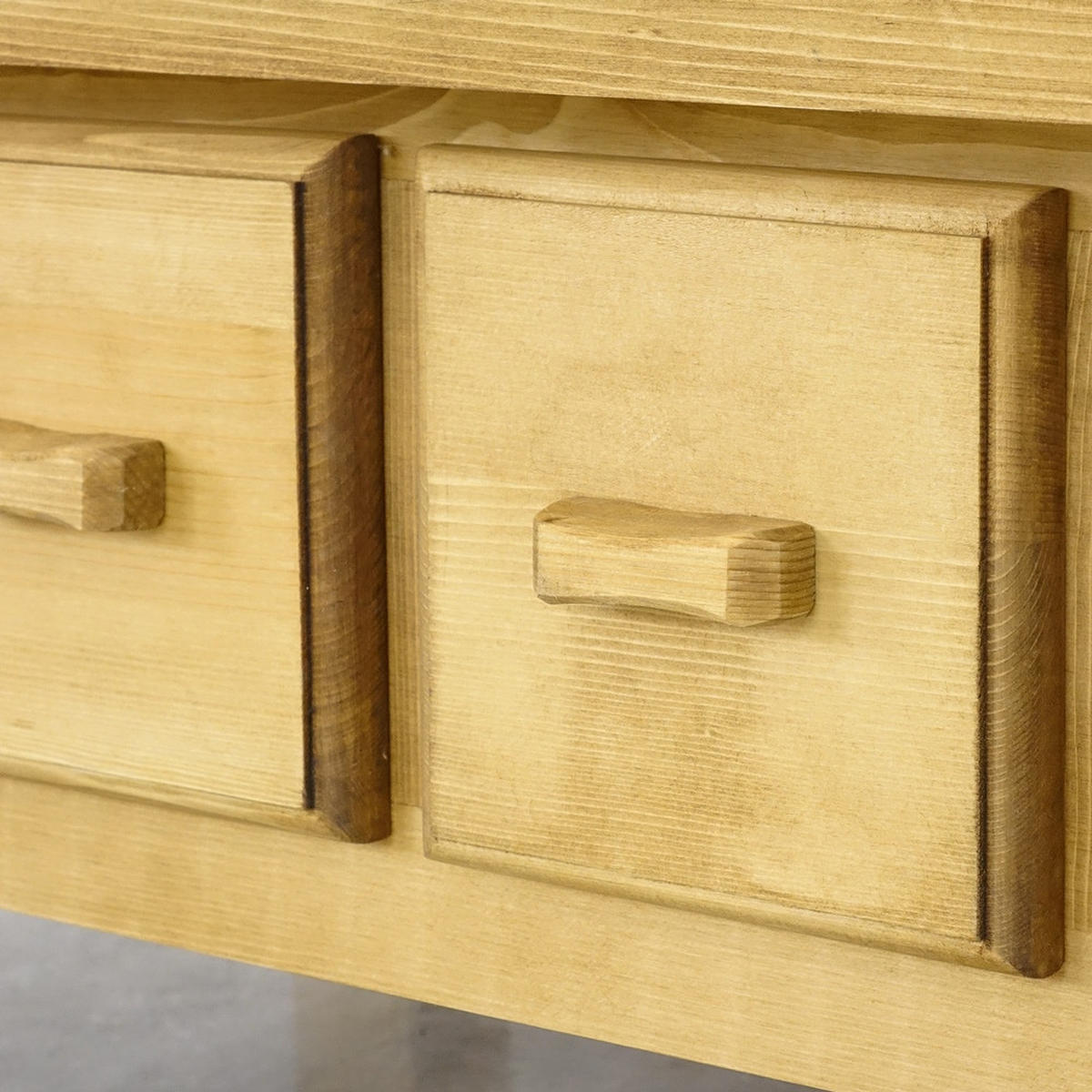 COUCHTISCH aus Massivholz MEXICANA - Honig, Holz (45/60/100cm) - Seart