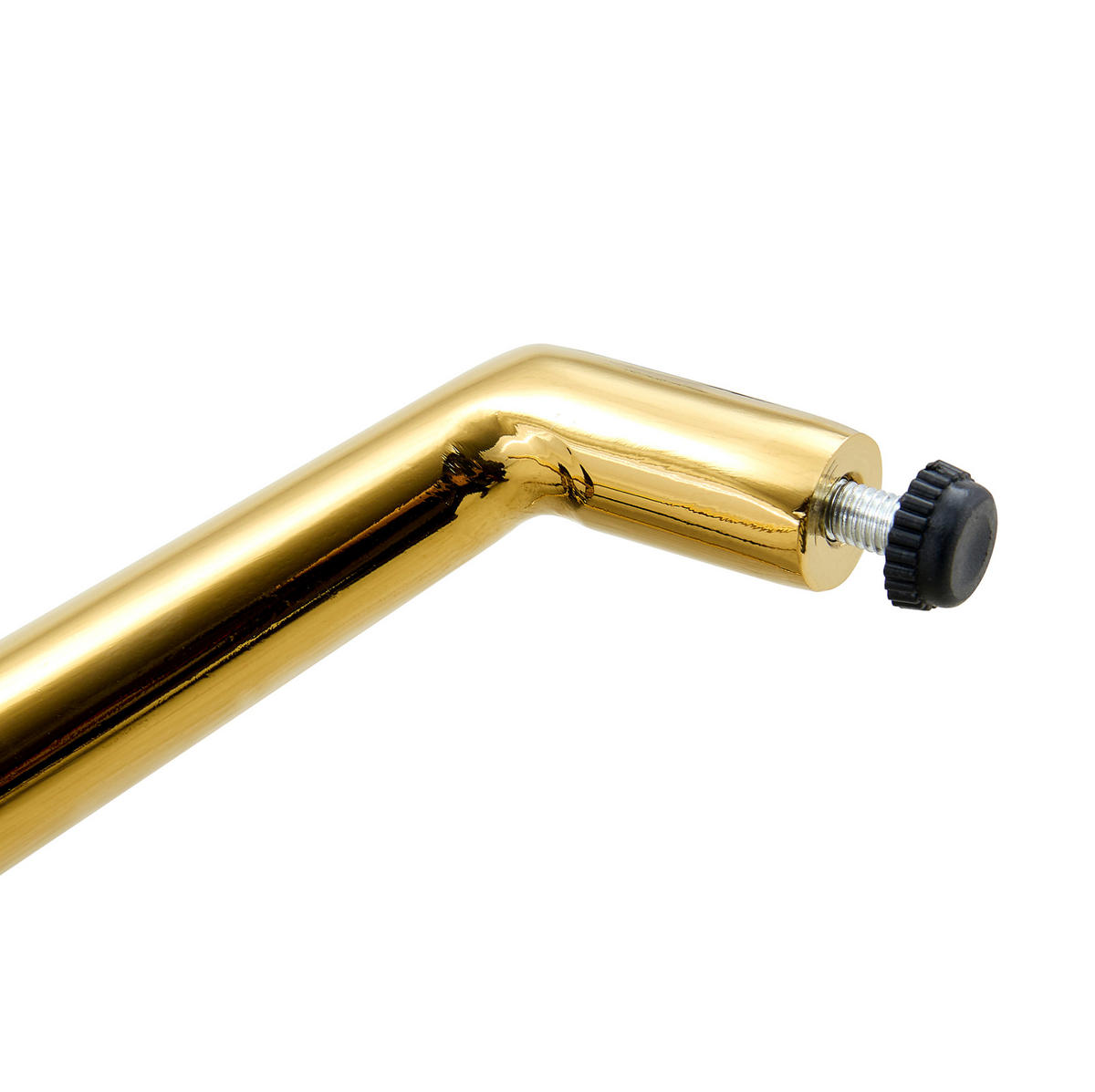 DREHSTUHL 2er-Set 360° drehbar Höhe 85 cm PU Hellgrau Goldfarben - Hellgrau, Metall (50/85/55cm) - Meubliv