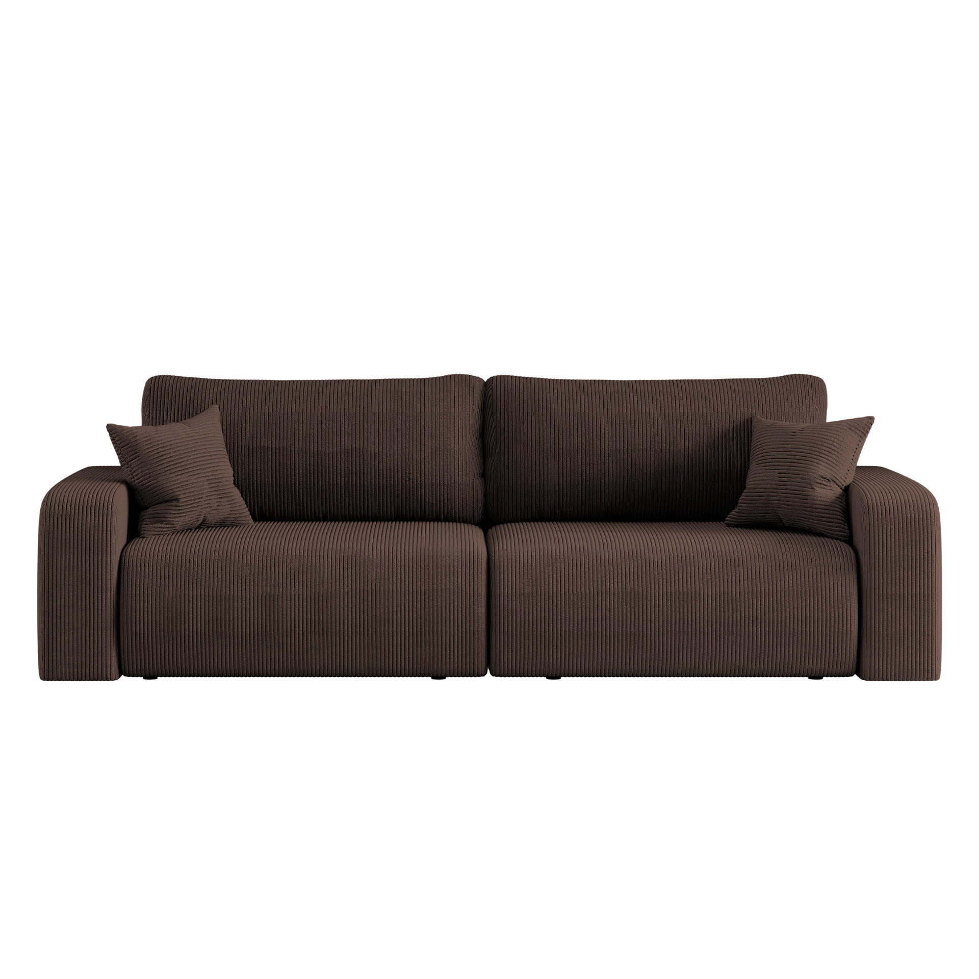 Kaiser Möbel Schlafsofa Braun 246x83x98 cm