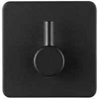 HAKEN Selbstklebende 4-er Set , Schwarz - Schwarz, Kunststoff (0.5/5/5cm) - KRUMAD