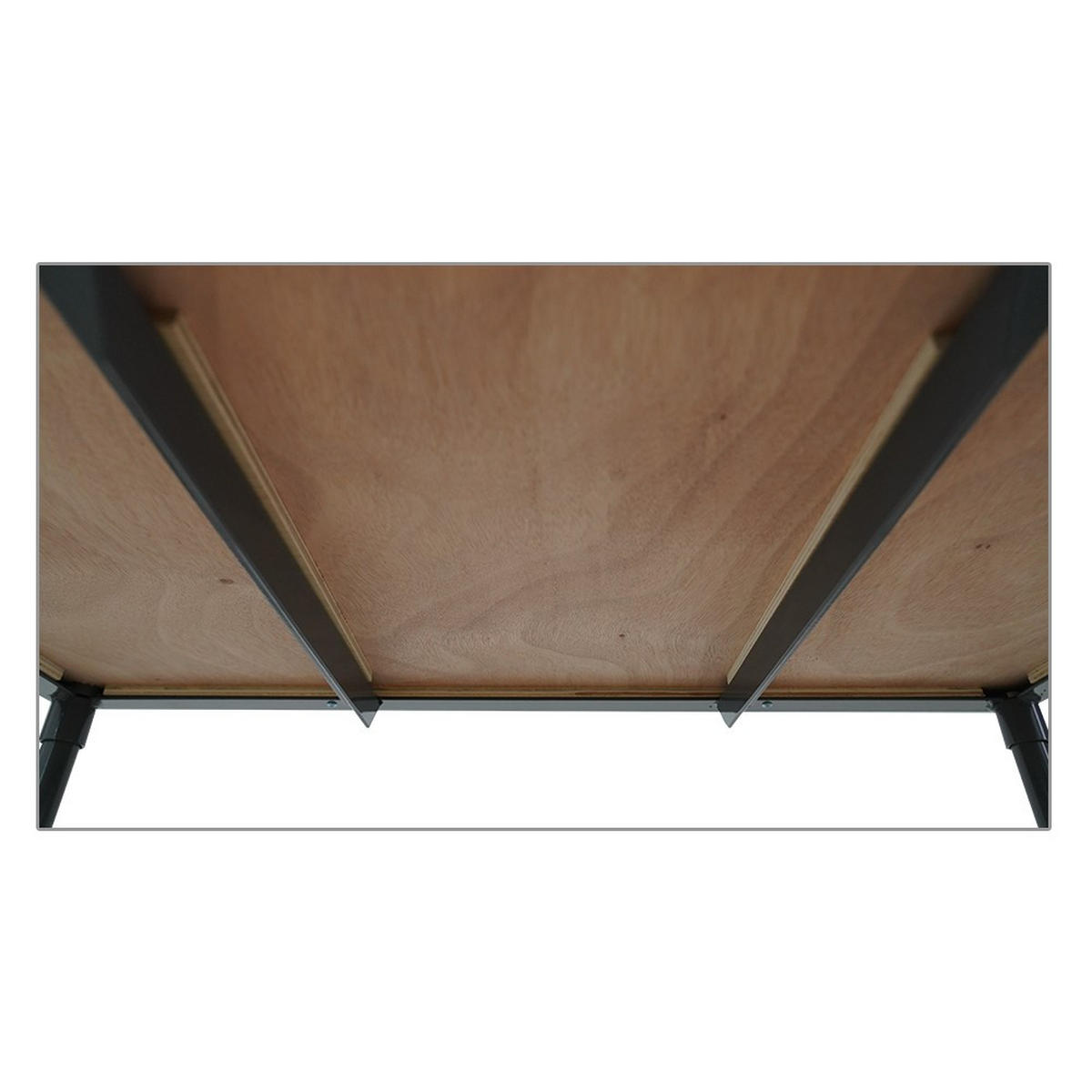 TISCHWAGEN mit 2 Etagen 95x50x97cm Traglast 400kg Grau - Grau, Metall (97/50/95cm) - PROREGAL