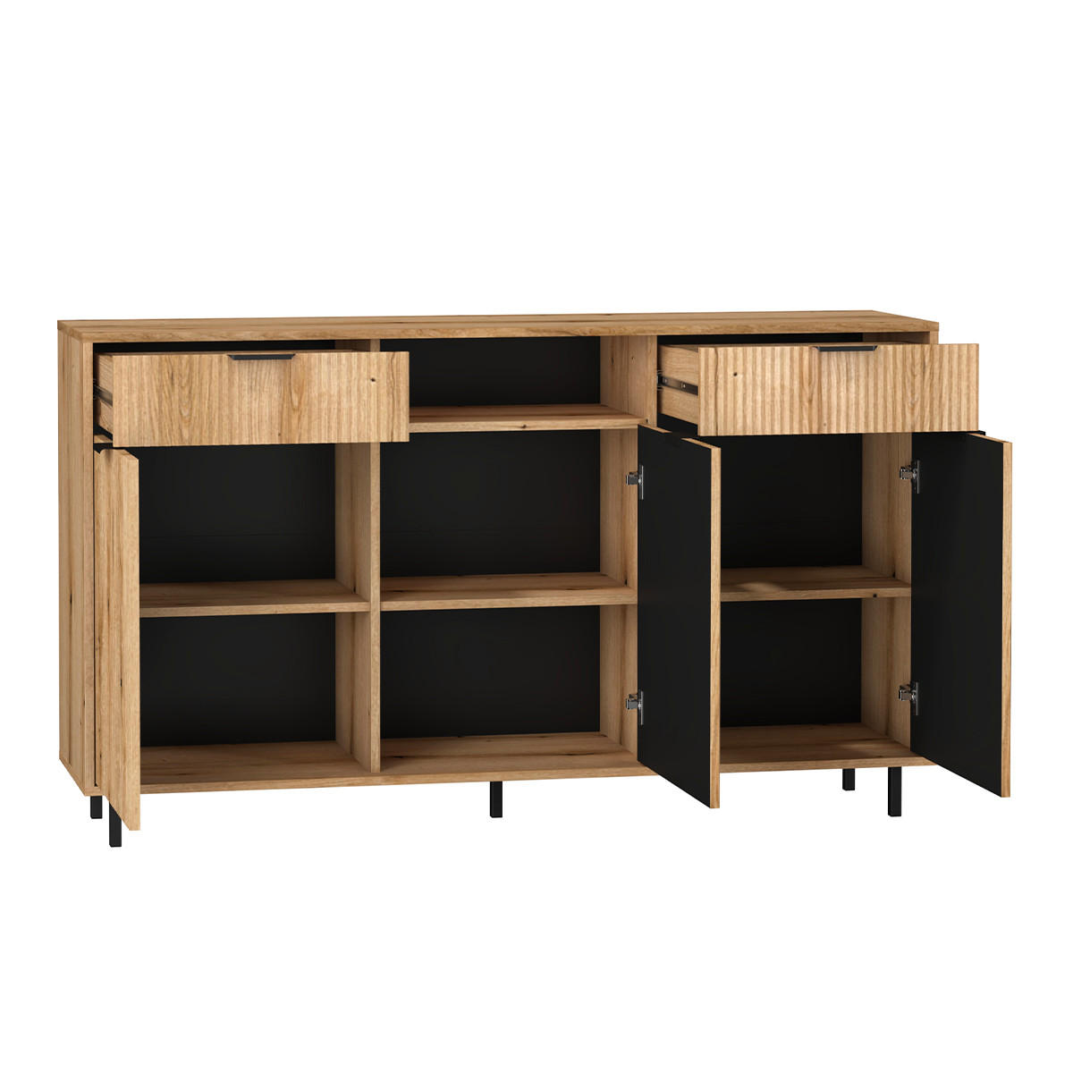 SIDEBOARD Soly Holz - Braun, Holzwerkstoff (153.4/89.7/40.3cm) - Petits-meubles
