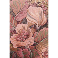 FOTOTAPETE gesticktes Blumenmuster 186 x 279 cm - Pink, Papier (186/279cm) - ESTAhome