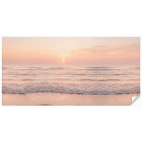 TAPETE - Sonne - Strand - Rosa - 450x220 cm - Hellrosa, Papier (450/220cm) - OnlyWow