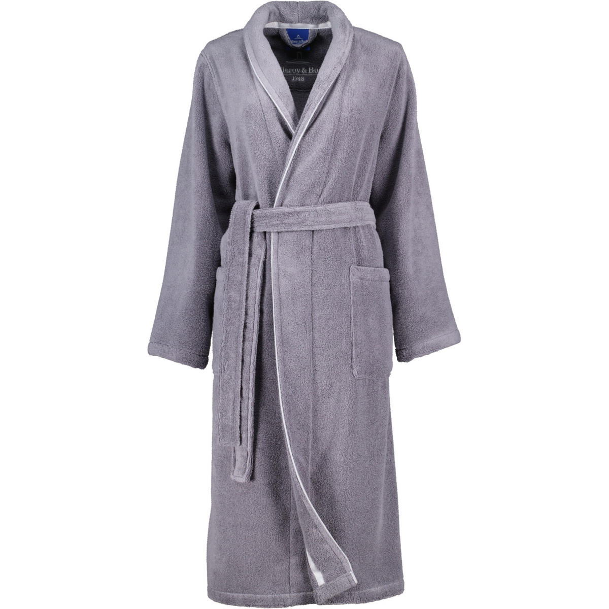 BADEMANTEL DAMEN SCHALKRAGEN 2520 SHADOW-GREY - 77 - Grau, Textil (Snull) - Villeroy & Boch