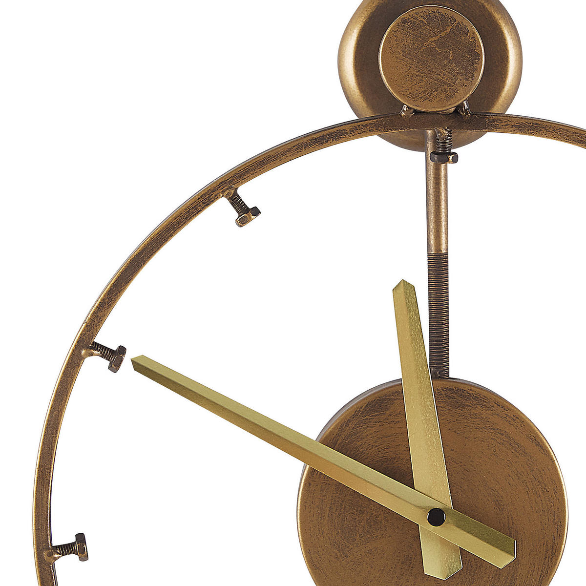 WANDUHR Metall gold Emmen - Goldfarben, Metall (31/70/8cm) - Beliani