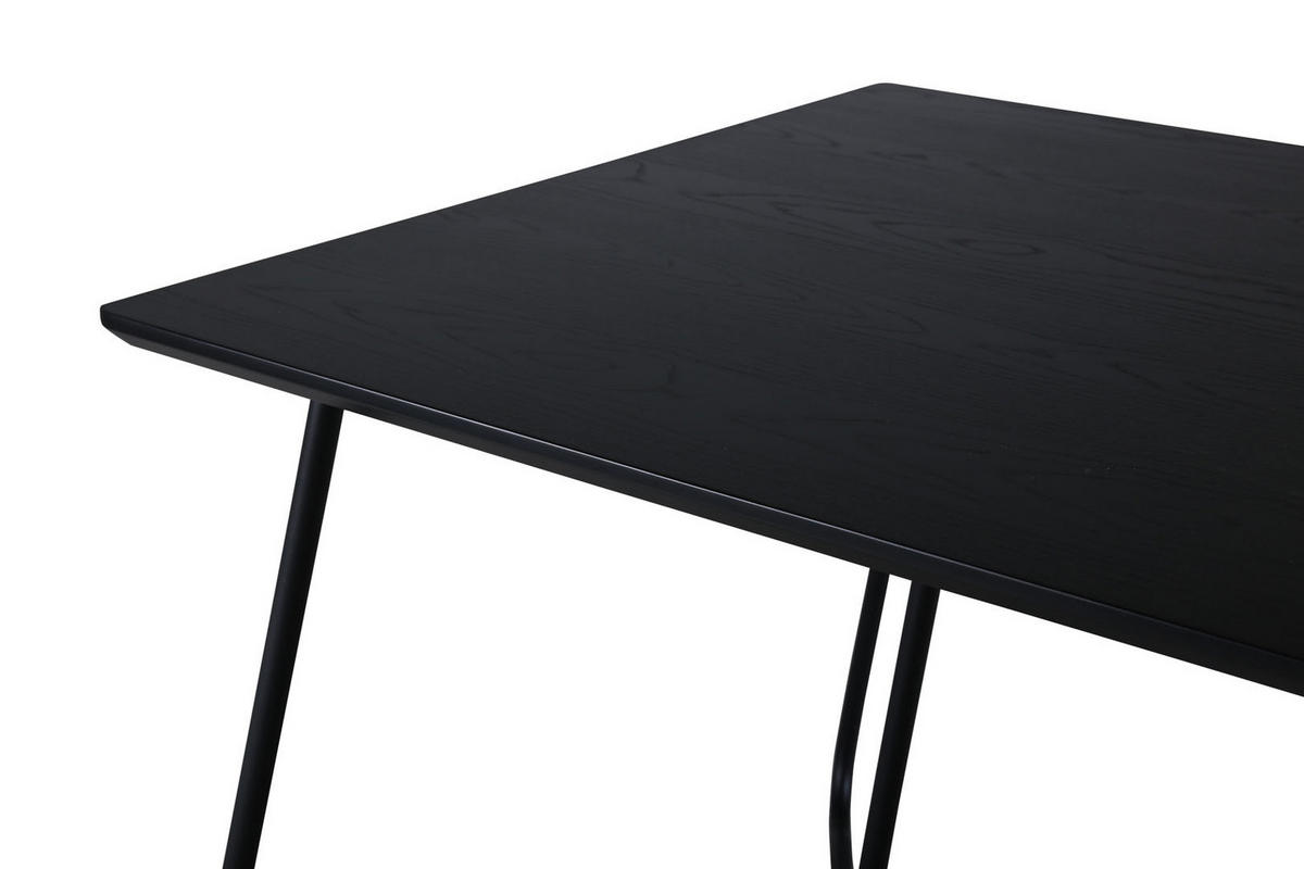 ESSTISCH 90x190 cm schwarz - Schwarz, Holzwerkstoff (190/90/75cm) - ebuy24
