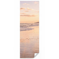 TAPETE - Strand - Brandung - Wolken - 100x280 cm - Hellrosa, Papier (100/280cm) - OnlyWow