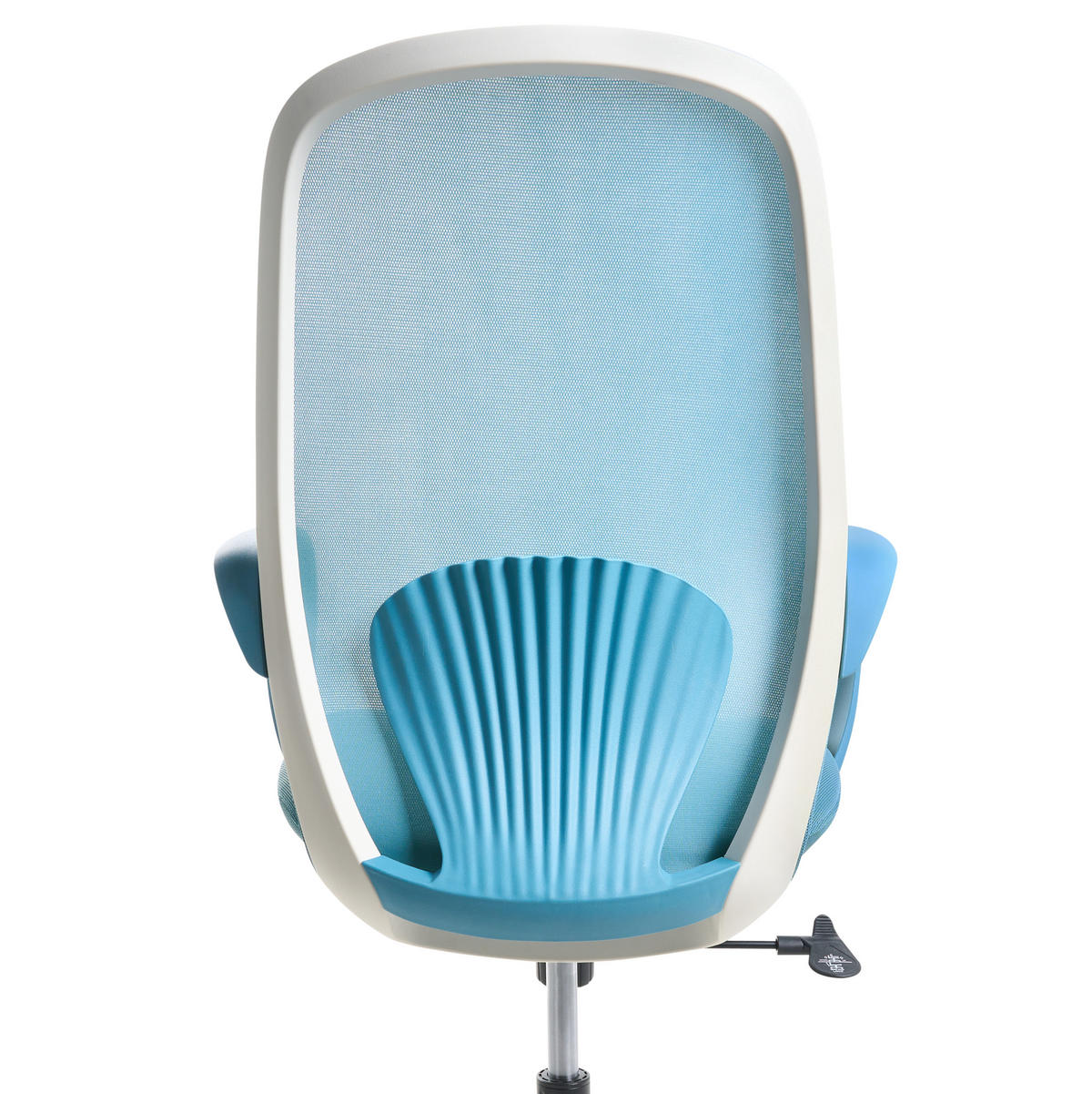 BÜROSTUHL Blau Foama - Blau, Textil (70/94/70cm) - Beliani