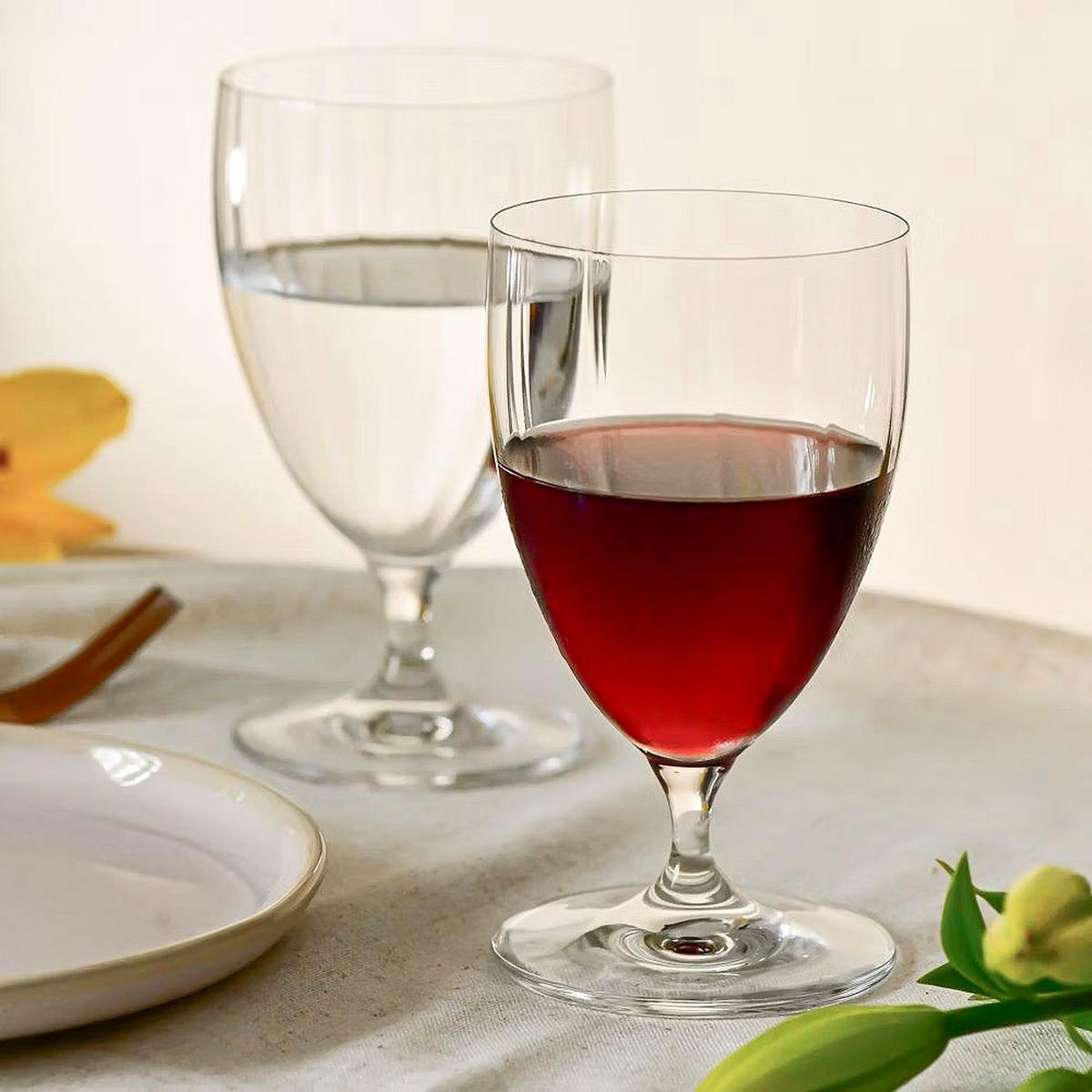 ROTWEINGLÄSER, 4er-Set, 360 ml - Transparent, Glas (0.36L) - Krosno Glass