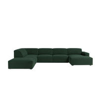 ECKSOFA Cursal V, Stoff Poso, Grün, Links - Grün, Holz (364/262cm) - Kaiser Möbel