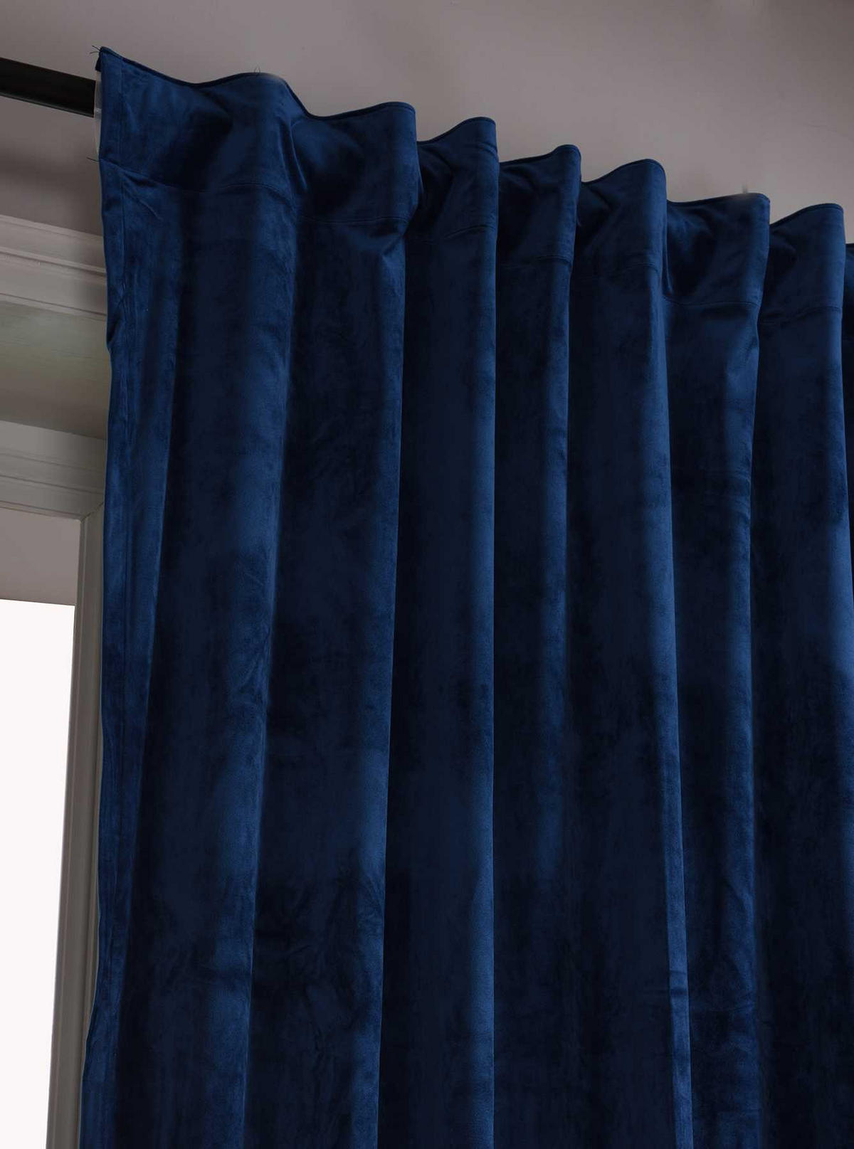 VORHANG MILANO HxB 280x135 cm Blau - Blau, Textil (135/280cm) - Gardinenbox