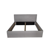 POLSTERBETT bali Grau 180 x 200 x 40 cm Stauraum Ohne Matratze und Lattenrost - Grau, Holz (180/200cm) - Halmon Schlafkomfort Betten 