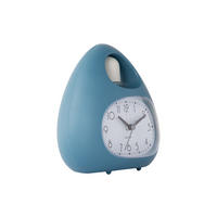 WECKER Blob Bell 12/8/13 cm - Blau, Kunststoff (8/13/12cm) - Karlsson