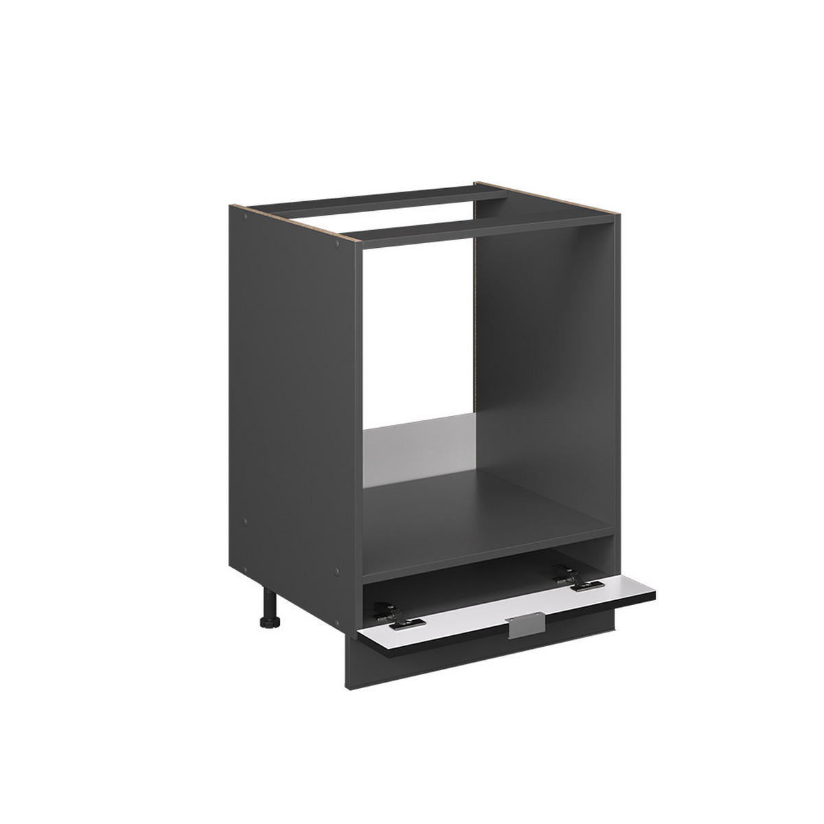 Anthrazit/Schwarz, Holzwerkstoff (60/82/60cm) - Vicco