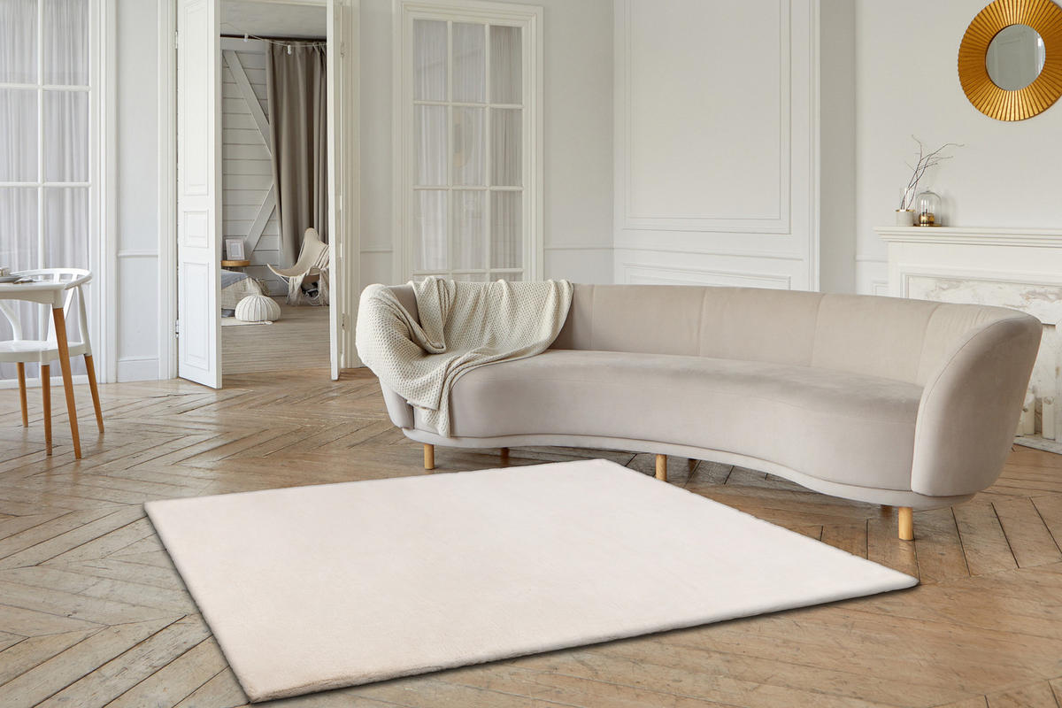 TEPPICH Teddy New 60/100 cm - Beige, Textil (60/100cm) - rugsX