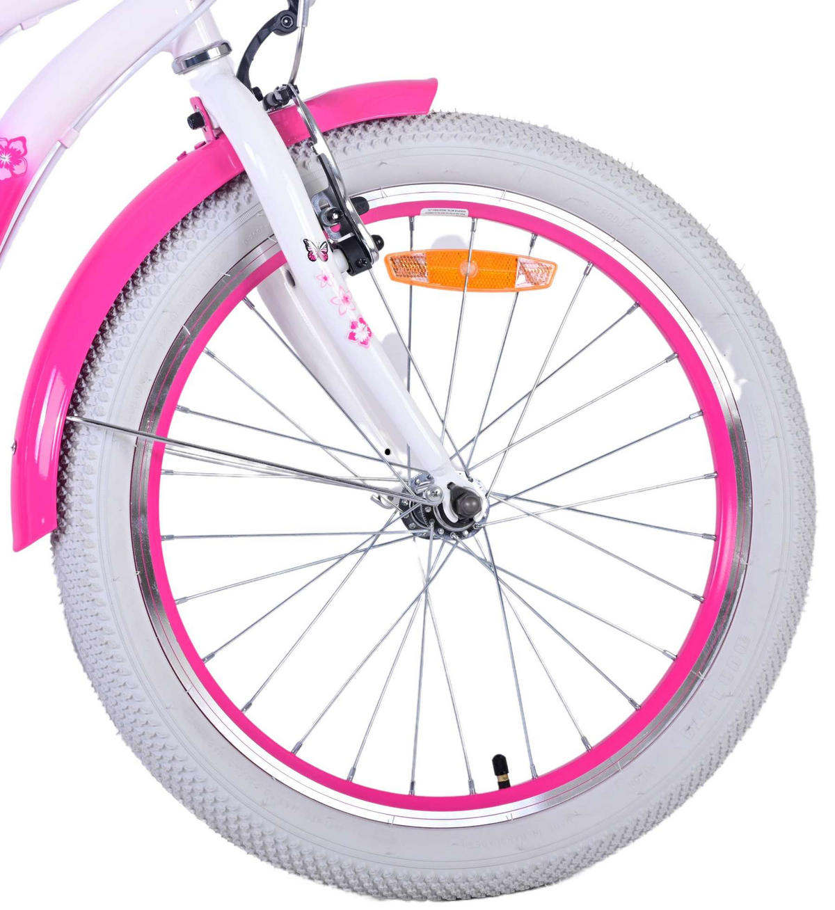 KINDERFAHRRAD Lovely - Mädchen - 20 Zoll - 2 Handbremsen - 7 Gänge - Rosa - Rosa, Metall (82cm) - TPFSports
