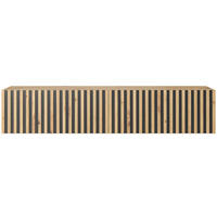 TV-HÄNGEBOARD Telire Eiche / Schwarz 138/30/32 cm - Schwarz/Eiche Artisan, Holzwerkstoff (138.6/30/31.6cm) - Selsey