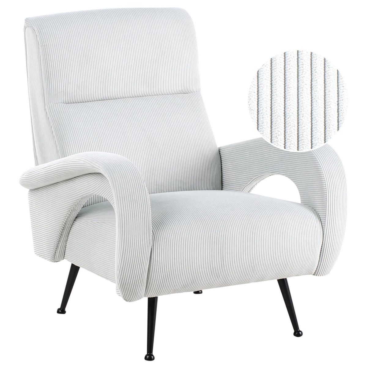 SESSEL Mintgrün Svalov - Mintgrün, Textil (77/93/75cm) - Beliani