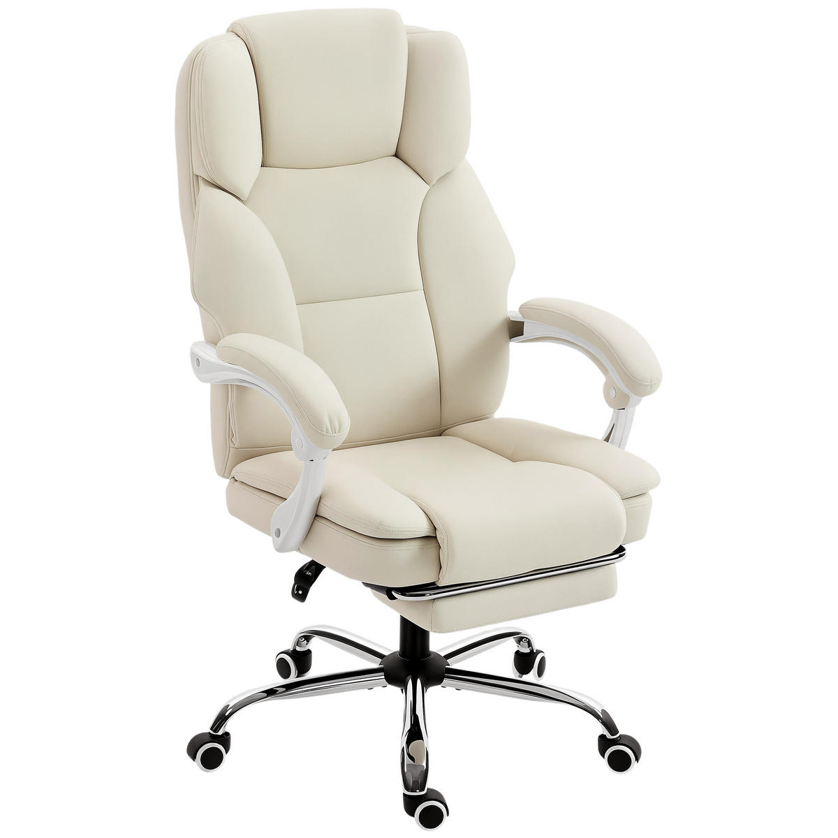 CHEFSESSEL DE-11828 mit 155° Neigung & Fußstütze Beige - Beige, Metall (64/120/73cm) - ComfortXL