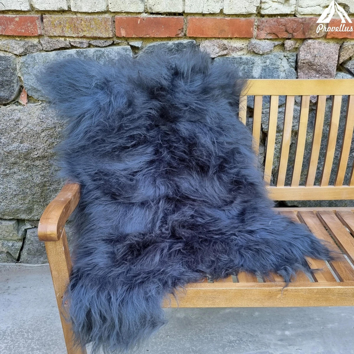 SCHAFFELL Langhaar skandinavisch weich chromfrei Silber Grau ca. 125 cm - Silberfarben/Grau, Fell (70/125cm) - Provellus