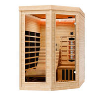 INFRAROTKABINE Kolding mit Dual-Technologie Heizsystem & Hemlockholz - Naturfarben, Holz (130/190/190cm) - Artsauna