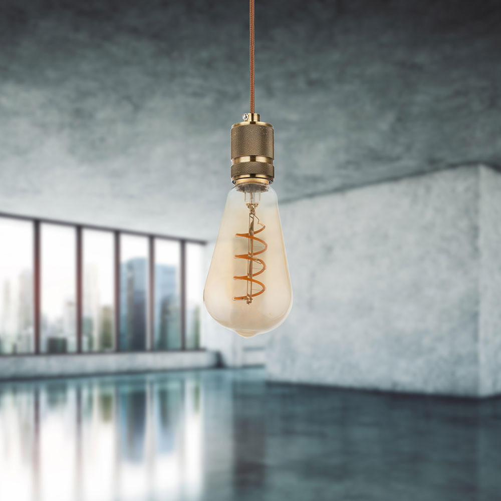 Thumbnail - Globo Lighting Led, Orange, Glas, G, 14 cm, Lampen & Leuchten, LED-Lampen