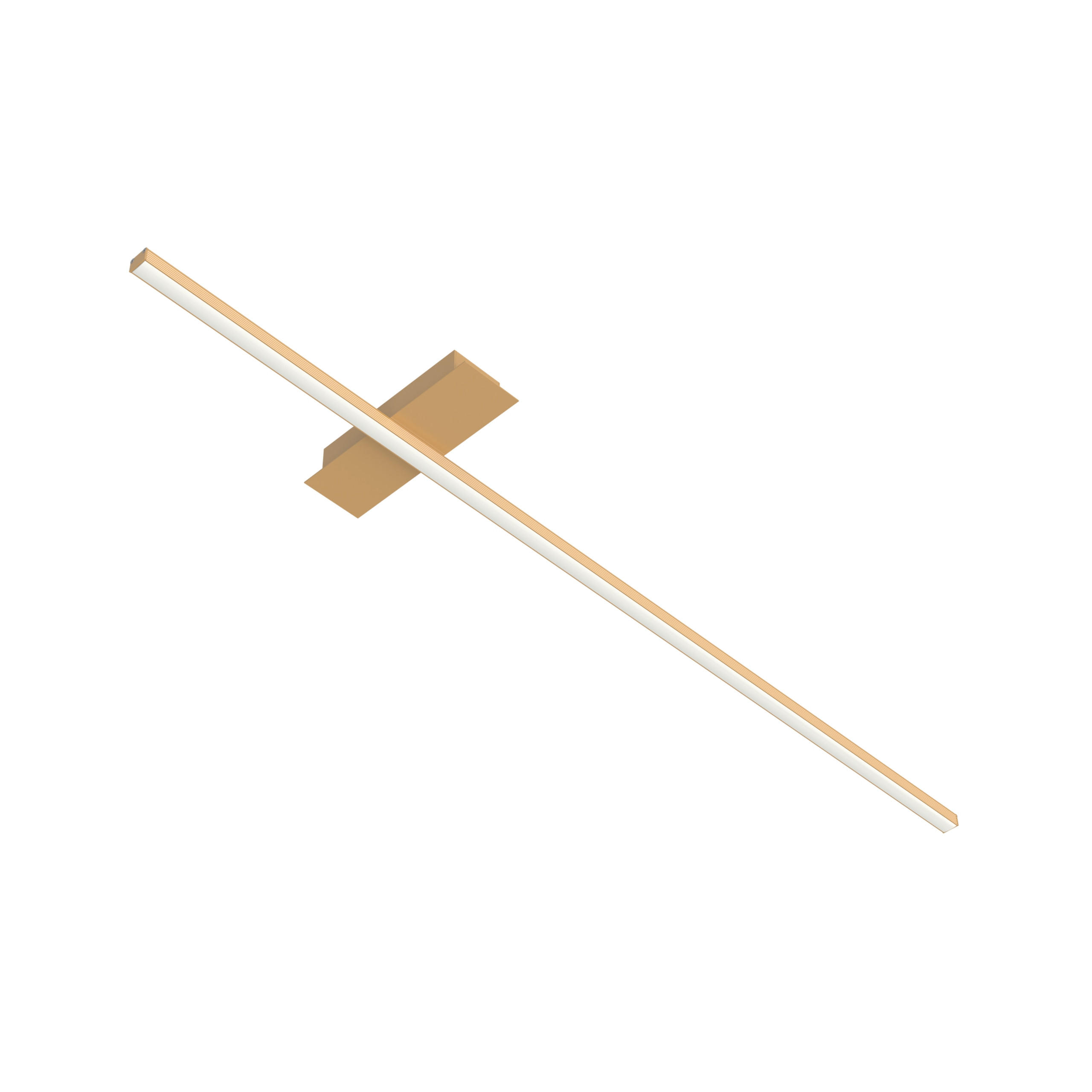 LED-DECKENLEUCHTE - Goldfarben, Metall (2/100/2cm) - Lumicom
